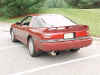 from the rear
